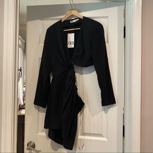 Cut out black dress